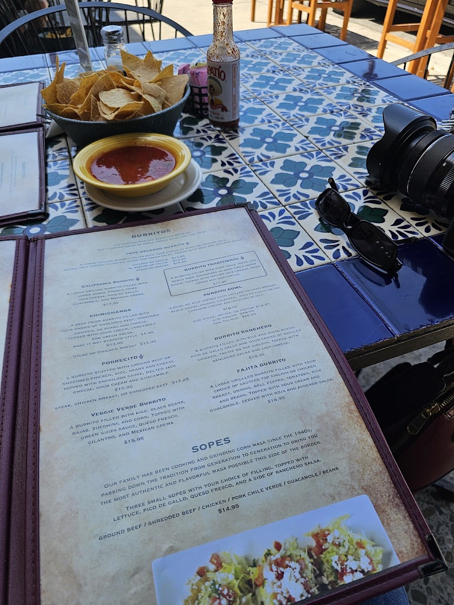 Menu Delgado's Mexican Restaurant-1