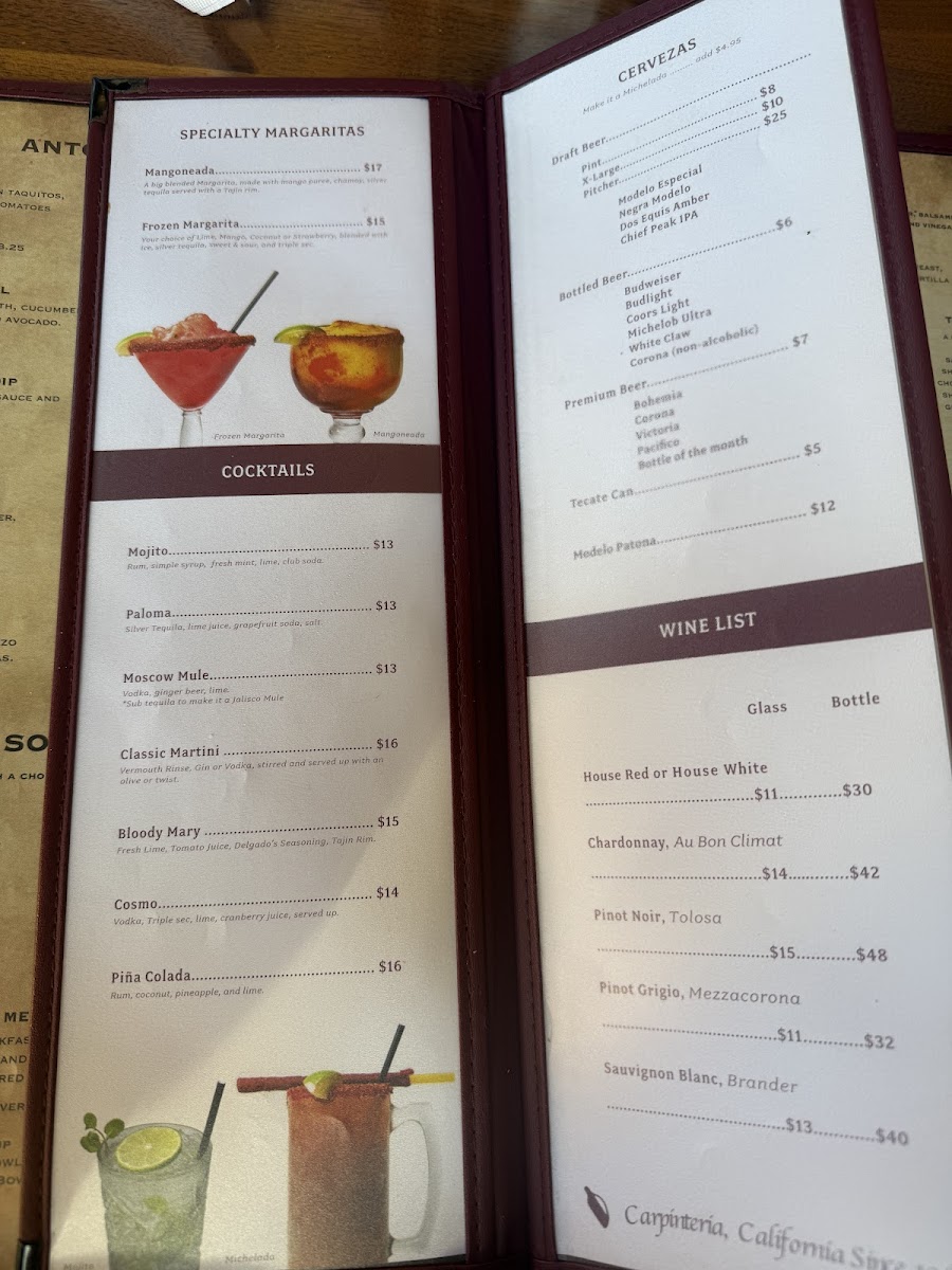 Menu Delgado's Mexican Restaurant-10