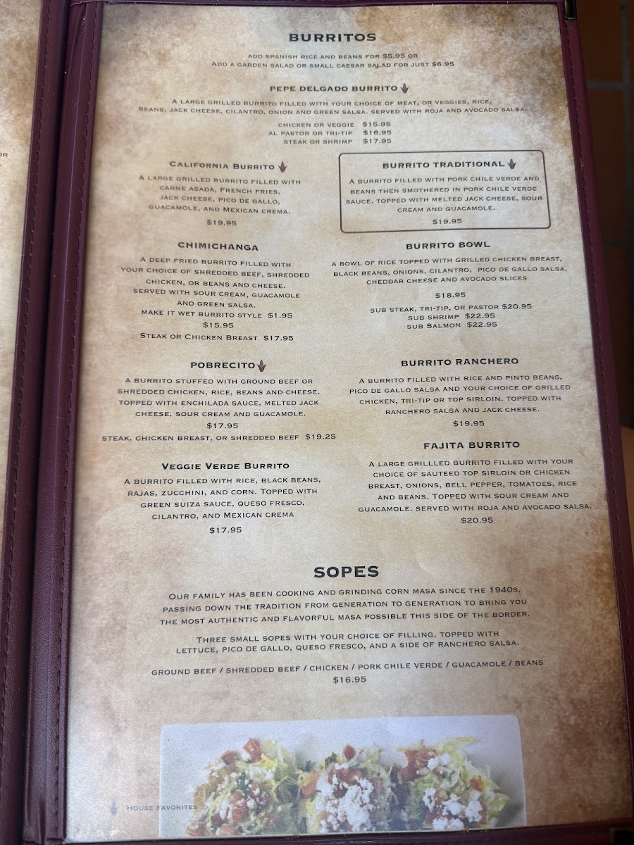 Menu Delgado's Mexican Restaurant-2